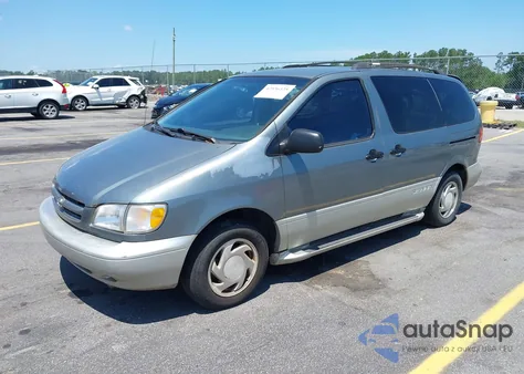 1999 Toyota Sienna Xle from USA, damaged, VIN 4T3ZF13C4XU118561